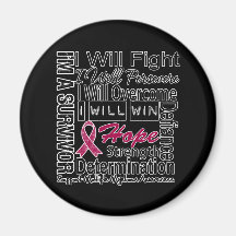 Multiple Myeloma Fight Persevere Overcome Win Refrigerator Magnet