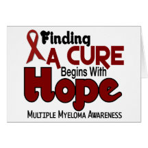 Multiple Myeloma HOPE 5 Greeting Cards