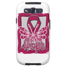Multiple Myeloma Hope Butterfly Portrait Samsung Galaxy SIII Covers