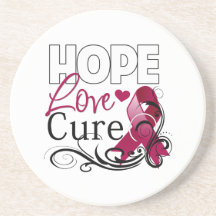 Multiple Myeloma Hope Love Cure Coasters
