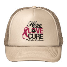 Multiple Myeloma Hope Love Cure Trucker Hat