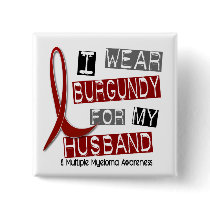MULTIPLE MYELOMA I Wear Burgundy For My Husband 37
