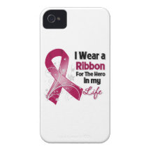 Multiple Myeloma Ribbon Hero in My Life Case-Mate iPhone 4 Cases