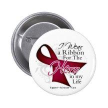 Multiple Myeloma Ribbon Hero in My Life Pin