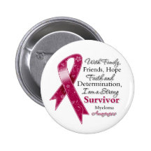 Multiple Myeloma Support Strong Survivor Pin