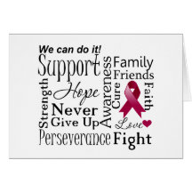 Multiple Myeloma Supportive Words Card
