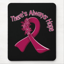 Multiple Myeloma There's Always Hope Floral Mousepads