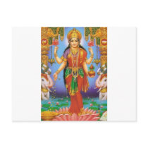 (multiple products selected)goddes laxshmi postcard