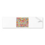 (multiple products selected)Pastel Colour Flowers Bumper Sticker