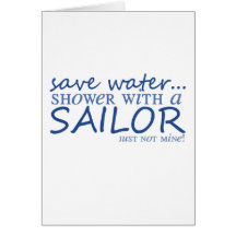 (multiple products selected) Save Water... Greeting Card
