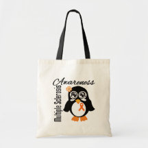 Multiple Sclerosis Awareness Penguin Bags