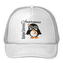 Multiple Sclerosis Awareness Penguin Mesh Hats