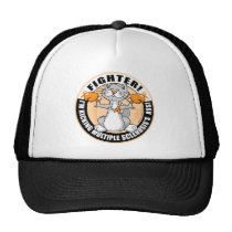 Multiple Sclerosis Boxing Cat hats