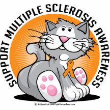 Multiple Sclerosis Cat Acrylic Cut Outs