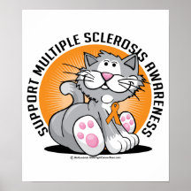 Multiple Sclerosis Cat Print