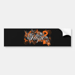 Multiple Sclerosis Hope Garden Ribbon Bumper Stickers