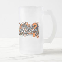 Multiple Sclerosis Hope Garden Ribbon Mugs