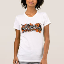 Multiple Sclerosis Hope Garden Ribbon T-shirt