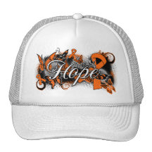 Multiple Sclerosis Hope Garden Ribbon Trucker Hats