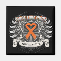 Multiple Sclerosis Hope Love Cure Fridge Magnet