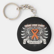 Multiple Sclerosis Hope Love Cure Key Chain