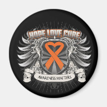Multiple Sclerosis Hope Love Cure Refrigerator Magnet