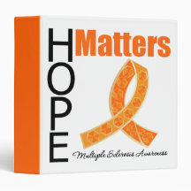 Multiple Sclerosis Hope Matters Jewelled Binder