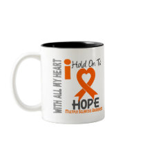Multiple Sclerosis I Hold On To Hope Coffee Mugs
