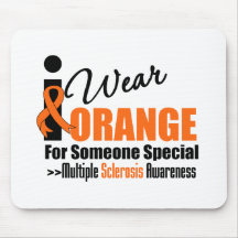 Multiple Sclerosis I Wear Orange Someone Special Mouse Pad