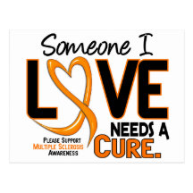 Multiple Sclerosis NEEDS A CURE 2 Postcard