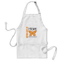 Multiple Sclerosis Never Give Up Hope Butterfly 4 Apron