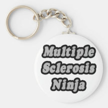Multiple Sclerosis Ninja Keychain