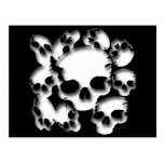 Multiple Skulls Postcards