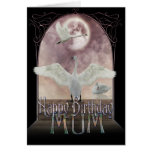 Mum Birthday Card - Swans