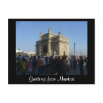 mumbai gateway postcard
