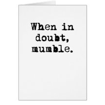 Mumble Greeting Cards