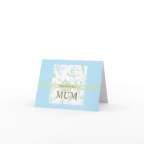 Mums_blue_ellies by Rockeelicious.com Greeting Cards