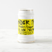 MUNDER THUG-Amber/Logger-The O'L ONE, TWO PUNCH Mugs