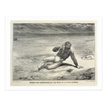 Mungo Park (1771-1806) encouraged by the sight of Postcards