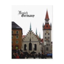 Munich Germany Travel Souvenir Post Cards