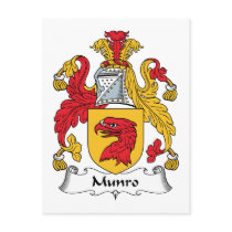 Munro Family Crest Postcard