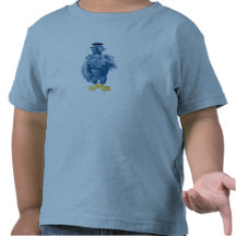 Muppets Sam the Eagle standing pledging Disney T-shirt