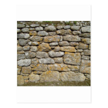 Mur de roche carte postale