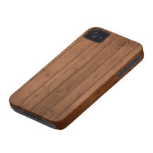 Mur rustique de grange fait de vieilles planches e coque iPhone 4 Case-Mate