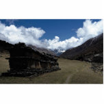 Mur tibétain de prière, vallée de Langtang, Himala Découpage En Acrylique