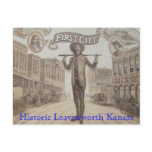 mural, Historic Leavenworth Kansas Post Cards