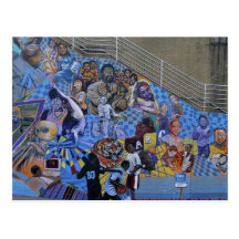 Mural  in Wilkinsburg, PA Post Cards