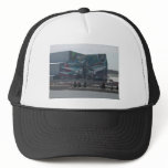 Mural Of Northwest Airlines On A Service Building hats