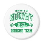Murphy Irish Drinking Team magnets