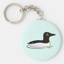 Murre commun (natation) porte-clé